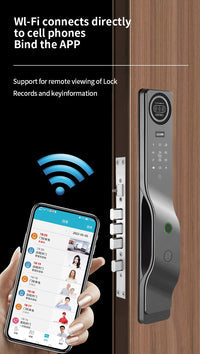 3D Face & Fingerprint Door Lock-LWF27s