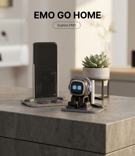 EMO AI Desktop Pet (Emo Go Home) With charging station