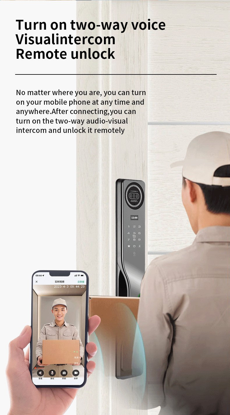 3D Face & Fingerprint Door Lock-LWF27s
