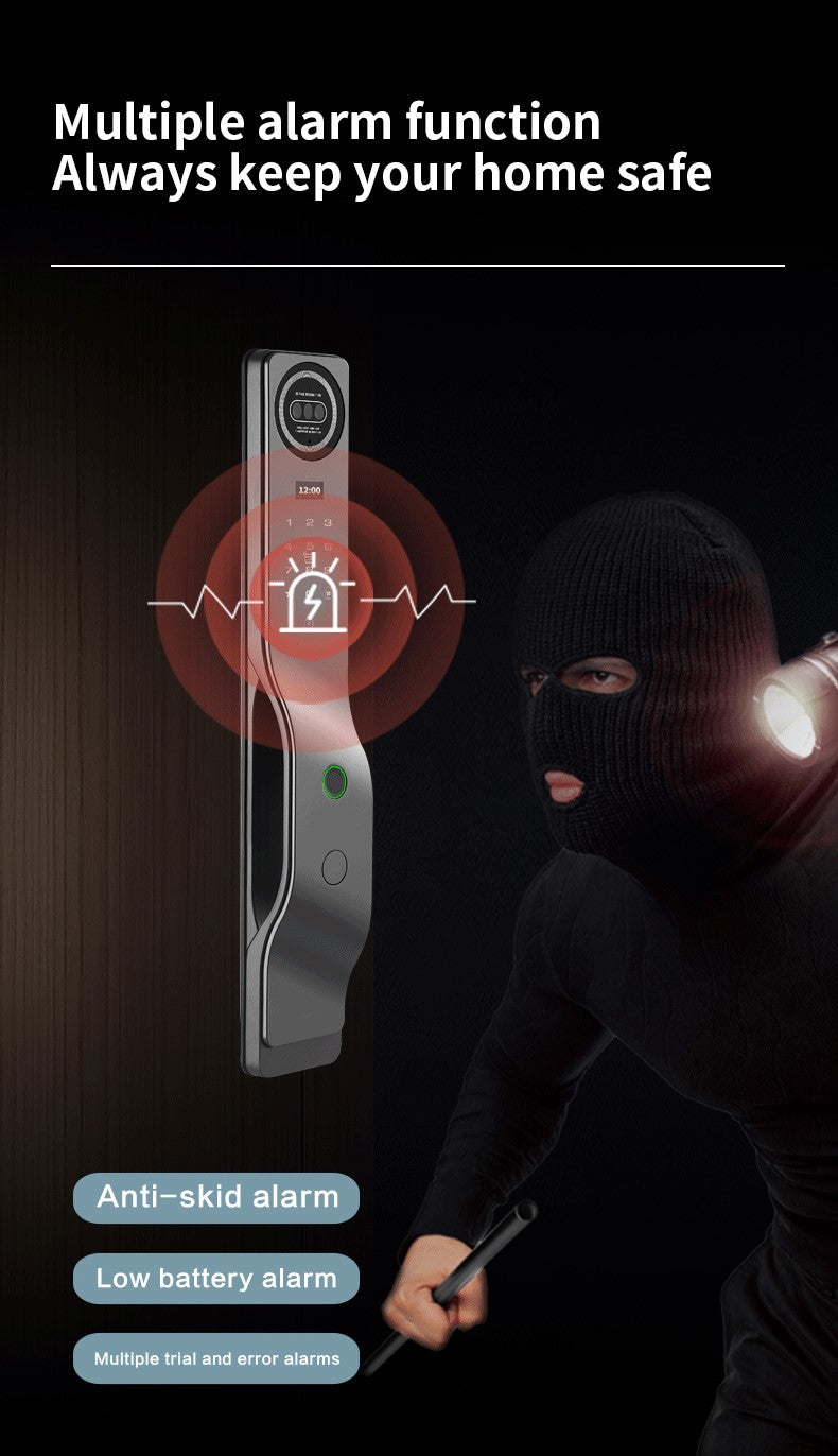 3D Face & Fingerprint Door Lock-LWF27s