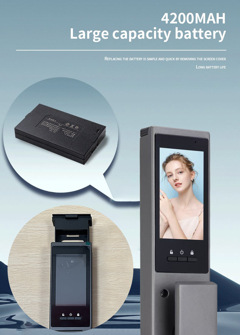 3D Face & Fingerprint Door Lock-LWF27s